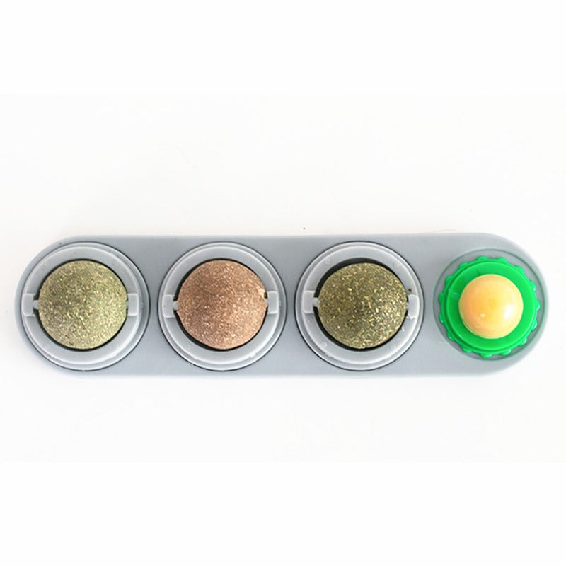 Rotated Stick 4 In 1 Rotating Catnip Silver Vine Ball Teeth Cleaning Acne Prevention ...